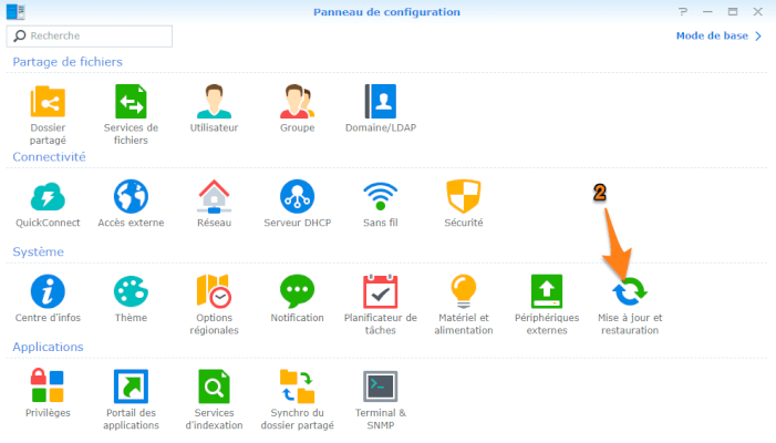 Synology Mise à jour 