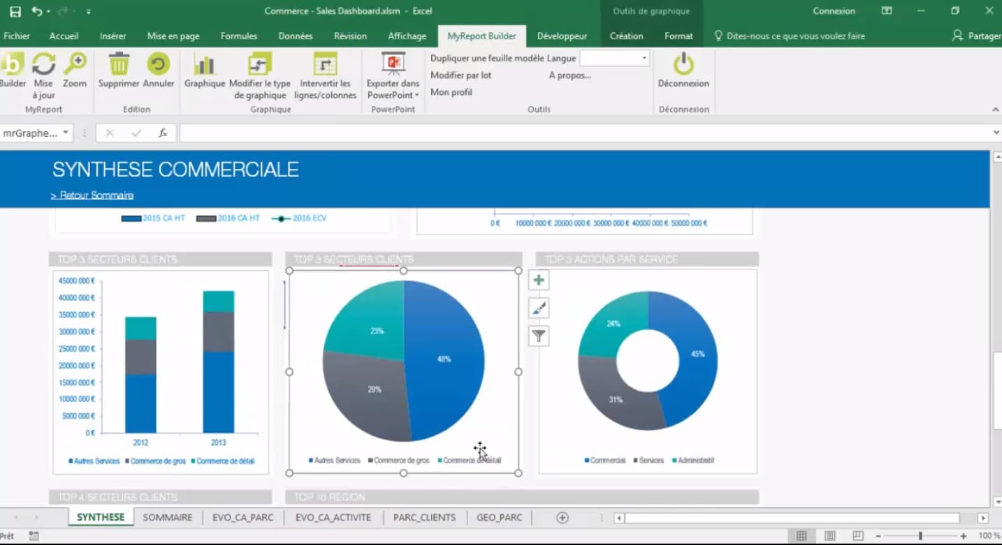 MyReport Le Reporting Excel Orient Utilisateur Darvis DSI 